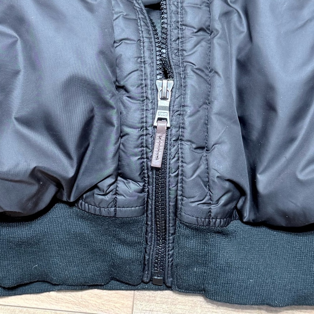 Polo Ralph Lauren Women Black Puffer Vest Down Filled Wide Channel Vest Size XXL - Picture 7 of 16